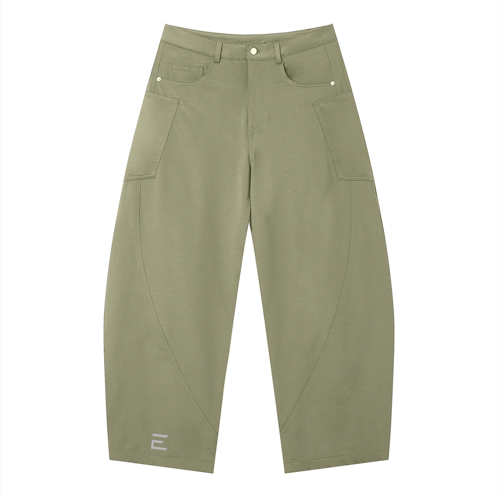 Escuro Men's Barrel Leg Pants