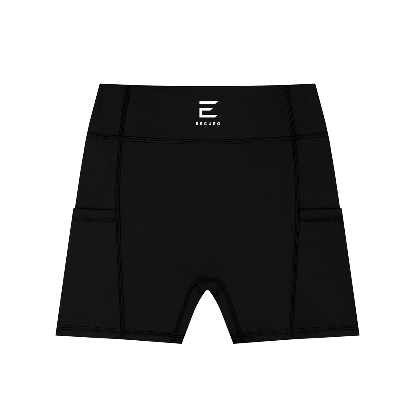 Women's High-Waisted Pocket Biker Shorts