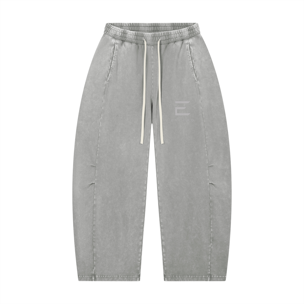 ESCURO Mineral Wash Barrel Pants