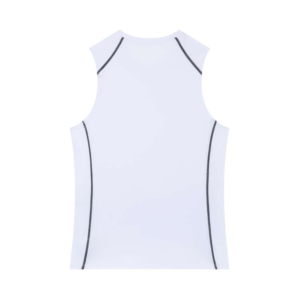 Escuro Men's Slim-Fit Topstitch Tank Top