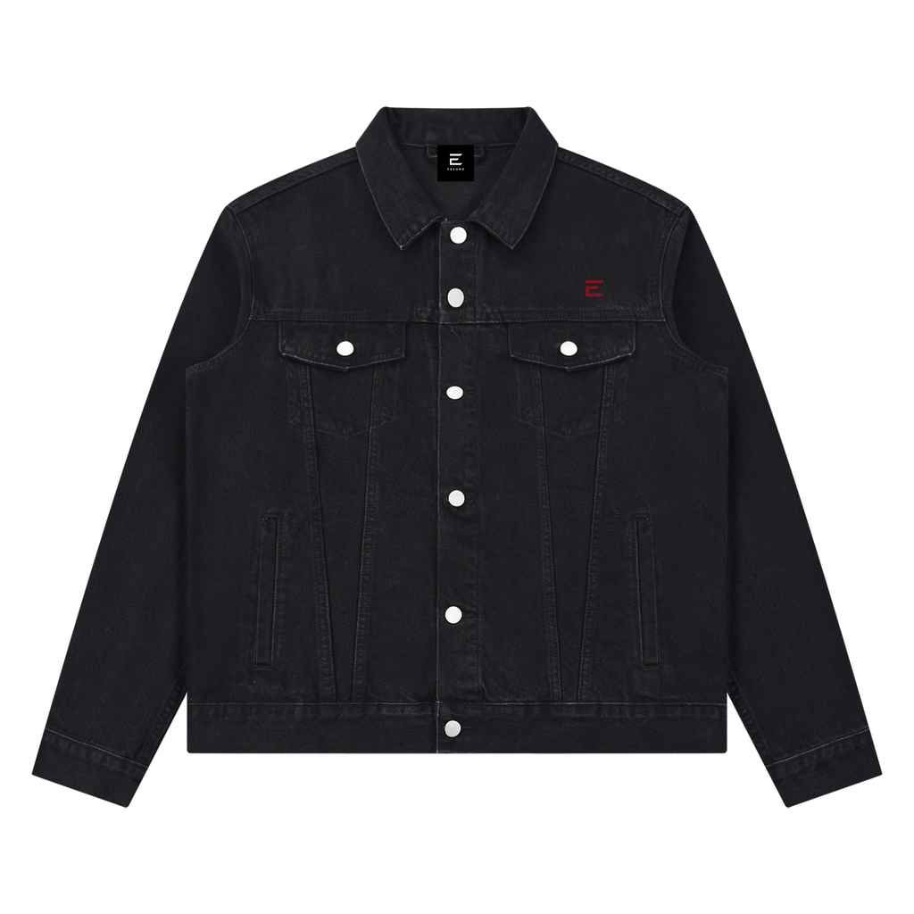 Escuro Unisex Vintage Wash Denim Jacket