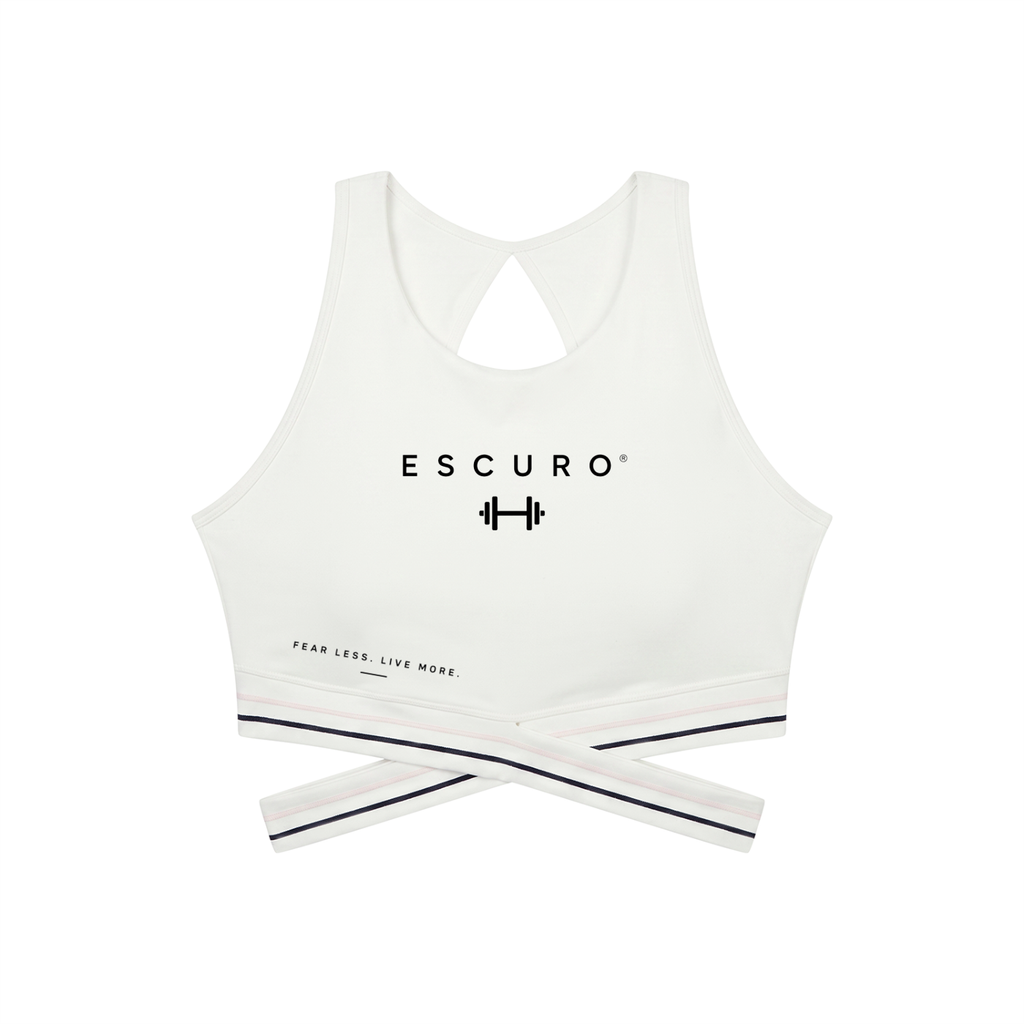 Escuro Women’s Criss-Cross Band Sports Bra