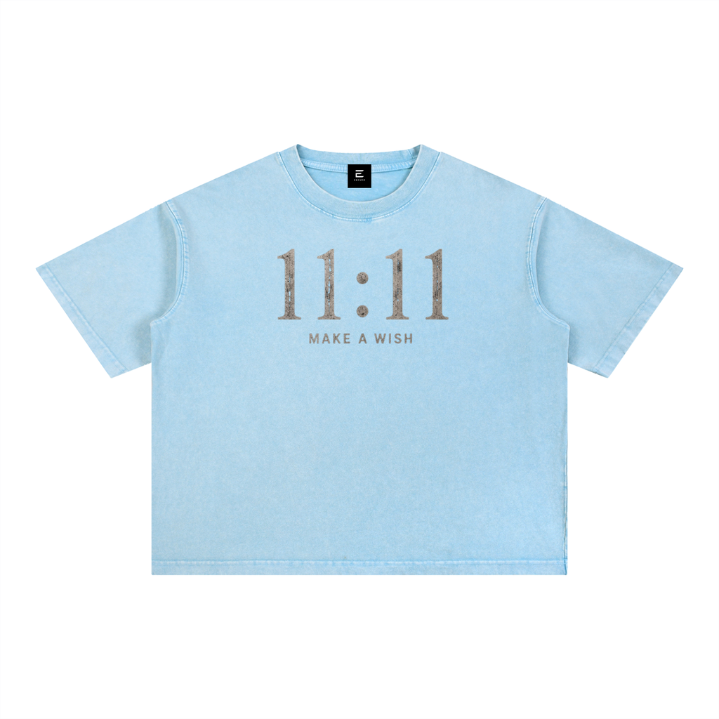 Mineral Wash Boxy Cotton T-Shirt