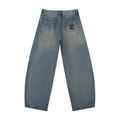 Men's Distressed Barrel Leg Jeans