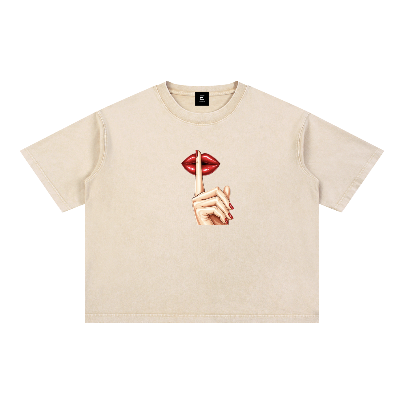 Mineral Wash Boxy Cotton T-Shirt